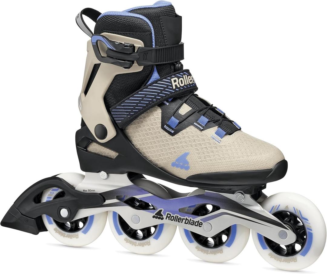 Rollerblade Macroblade 90 Women's Adult Fitness Inline Skate, Neutral Paradise Pink, 9/9.5
