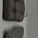 Eoieov Indoor/Outdoor Wricker Chair Cushion Waterproof Set of 2 U Shape Thick Tufted Rocking Chair Cushion Outdoor Patio Cushions 18.5" x 18.5",Dark Grey 2 Pcs