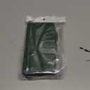 iCoverCase for iPhone 12/12 Pro Wallet Case with Card Holder and Wrist Strap, PU Leather Kickstand Card Slots Zipper Pocket Magnetic [Detachable] Flip Cover Case 6.1 Inch (Green)