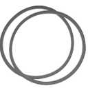 B77/5L800, 5/8 x 80in, B77, 5L800, B77 Belt, 5L800 Belt, B77 V-Belt, 5L800 V-Belt 2Pcs