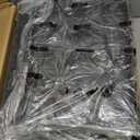 VASAGLE Shoe Rack for Entryway, 5-Tier Shoe Rack Organizer with Storage Shelves and Spacious Top, Freestanding, Adjustable, Industrial, Rustic Brown and Ink Black ULBS038B01