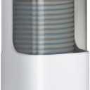 LBTING Water Cooler Cup Dispenser, Pull Type Cup Holder Fit 3oz - 5oz Small Bathroom Disposable Cups, Adhesive Wall Mounted Cup Dispenser - White (Single)