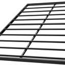 King 2 Inch Box Spring & Bed Slat Replacement/Metal Frame with Steel Slats/Quick Lock Bunkie Board/Easy Assembly