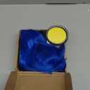 Chuangdi 2 Pcs Halloween Funny Movie Costume Accessories Set Joyful Short Blue Wigs Adult Costume Wigs with for Women Girls Halloween Cosplay Party