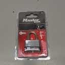Master Lock Silver Laminated Steel Warded Padlock, Keyed Padlock for Indoor or Outdoor Use, 1-1/2-Inch Wide Body, 5/8-Inch Shackle Height, 22D