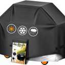 Grill Cover, 58 inch BBQ Gas Grill Cover for Outdoor Grill, Charbroil Grill Cover Barbecue Waterproof, Anti-UV for Weber Char-Broil Monument, Dyna-glo Nexgrill Spun Polyester