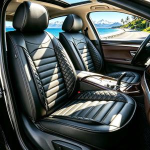 for Jeep Compass Seat Covers 2012-2026 2027 Full Set Faux Leather