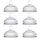 Comotomo Replacement Nipples, Slow Flow (0-3 Months) - 2 Count, 3 Packs