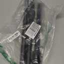 FlagPole,6FT Flagpole Kit for 3 x 5 American Flag-360 Tangle Resistant Technology,Stainless Steel Professional Outdoor Flag Pole for House Truck & Boat Use (Without Bracket,Black) (1pc)