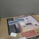 LOAAO 20X30 Inch Brushed Nickel Bathroom Mirror, Rounded Rectangle Silver Metal Frame Mirror, Brushed Nickel, Anti-Rust, Shatter Proof, Hangs Horizontally or Vertically