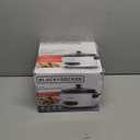 BLACK+DECKER Rice Cooker 6-Cup (Cooked) with Steaming Basket, Removable Non-Stick Bowl, White