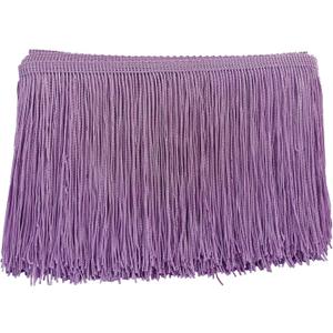 Chainette Fringe Trim 6 Inch 10 Yards Tassel Fringe Trim for Sewing Craft DIY Decoration(942 Light Purple)