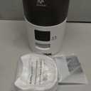 IMIPAW Automatic Cat Feeder, 3L Timed Dry Food Dispenser with Desiccant, Programmable Portion Control, Dual Power Backup, 10 Meals Daily, 15 Portions Per Meal, Suitable for Small Pets, Easy Setup (White)