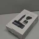 Hair Dryer with Comb | 1800W Blow Dryer with Diffuser for Curly Hair | Plasma Ionic Hairdryer for Frizz Control | Foldable & Protable Design for Travel | 6.5 ft ALCI Cord (Black)