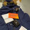 Graphene Women Heated Parka Jacket with 18400 mAh Battery Pack,Blue,2XL