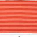 Creative Co-Op Woven Cotton Blend Throw with Stripes and Fringes, Red and Pink, 60" X 50"