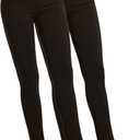 Felina Cotton Modal Leggings - Cotton Leggings for Women - Extra Lightweight (Small, Black)
