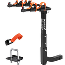 Bike Rack for Car, SUV, RV, Mount Hitch Bike Rack, Up to 143 lbs Load Bicycle Rack Carrier Rubber Straps, Tilt Release with 2" Hitch for Cars (2 Bikes)