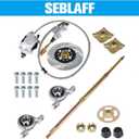 32in Go Kart ATV Live Rear Axle Kit Replacement for Go Kart ATV Quad and Drift Trikes