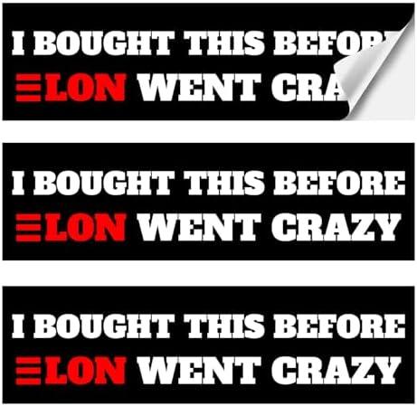 3 Pcs Funny Reflective Bumper Stickers, 11 x 3 Inches Waterproof Vinyl Decals for Car and Truck., Set of 5 3 Pcs Funny Reflective Bumper Stickers, 11 x 3 Inches Waterproof Vinyl Decals for Car and Truck., Set of 5