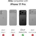 SURITCH for iPhone 17 Pro Case with Camera Control Cover, Camera Cover and Adjustable Kickstand, Compatible with MagSafe, Shockproof Bumper Protective Cases 6.3 Inch, Blue