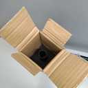 12-20 inch Short Adjustable Matte Black Curtain Rods,1 inch Diameter Heavy Duty Side Curtain Rod Set with Aluminum Finals for Windows, Door, Drapery