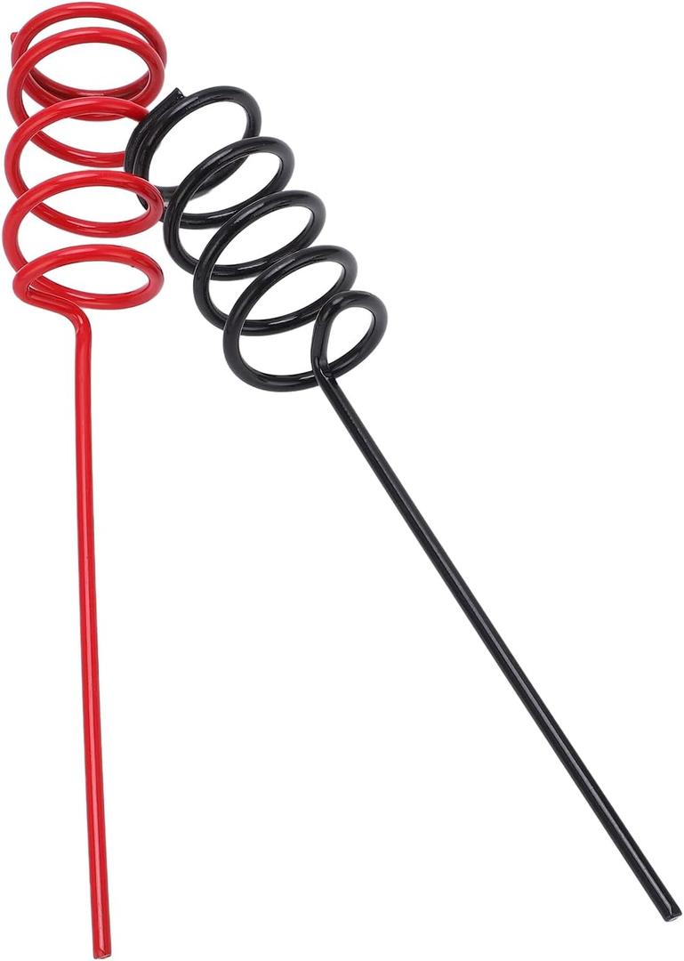 2Pcs Spiral Fishing Rod Holder, Heavy Duty Ground Support Stand Metal Tackles for Ground