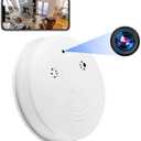 YYCAMUS Spy WiFi Camera Smoke Detector Hidden Camera Video HD 1080P Wireless Small Nanny Cam Real-Time Camera for Home Security Cameras with Night Vision and Motion Detection, Indoor/Outdoor
