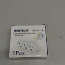 oviitech 3 Outlets 3-Prong Swivel Wall Adapter, Grounded 180 Degree Electrical Plug Adapter, Indoor Rated,White.