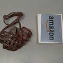 CollarDirect Pitbull Dog Muzzle Leather Amstaff Muzzles Staffordshire Terrier Secure Basket (Brown)