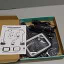 30X 10X Extra Large Floor Magnifying Glass with Light and Stand,7-inch Adjustable Height Floor Magnifying Lamp,2 in 1 Lighted Magnifiers for Close Work, Sewing,Crafts,Hobbies,Reading,Black