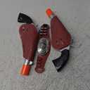 ArtCreativity Cowboy Gun Belt and Holster Set Includes 2 Toy Guns with Sound, Toy Gun Holster, Brown Western Belt, and 6 Fake Bullets - Cowboy Costume Accessories for Boys Halloween Costume