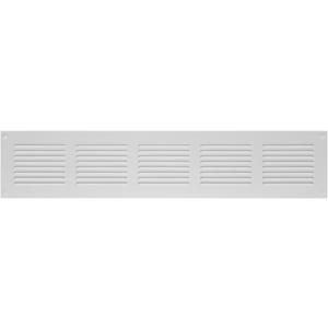 Repa Market Air Vent Cover 20x4 Inch (Outer Dimensions) White Galvanized Steel Louvered Grill Cover with Mesh Screen/Wall or Ceiling Vent/HVAC Register for Indoor and Outdoor Ventilation
