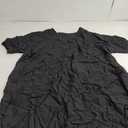 WDIRARA Women's Plus Size Swimwear V Neck Half Sleeve Split Side Cover Up Beach Dress 3XL