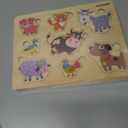 QUOKKA Wooden Puzzles for Toddlers Ages 1-3-5  Animal Peg Puzzles for Kids 2-4 Years Old  Set of 3 Wood Learning Travel Toys for Children  Gift Educational Game for Boys and Girls