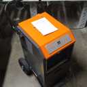 163 Pints Commercial Dehumidifier, 4500 Sq.Ft Crawl Space Dehumidifier with Drain Hose, 24H Timer, for Basement, Warehouse, Job Site (Orange)
