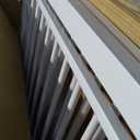 51" Extra Tall Cat Gate 30"-49.27" Wide, Auto Close, Pressure Mounted, for Cats & Small Dogs, Hallway, Stairs, Kitchen, Not Baby Gate,White