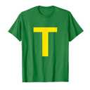 Chipmunk Halloween Carnival Group Costume Letter T T-Shirt Size M