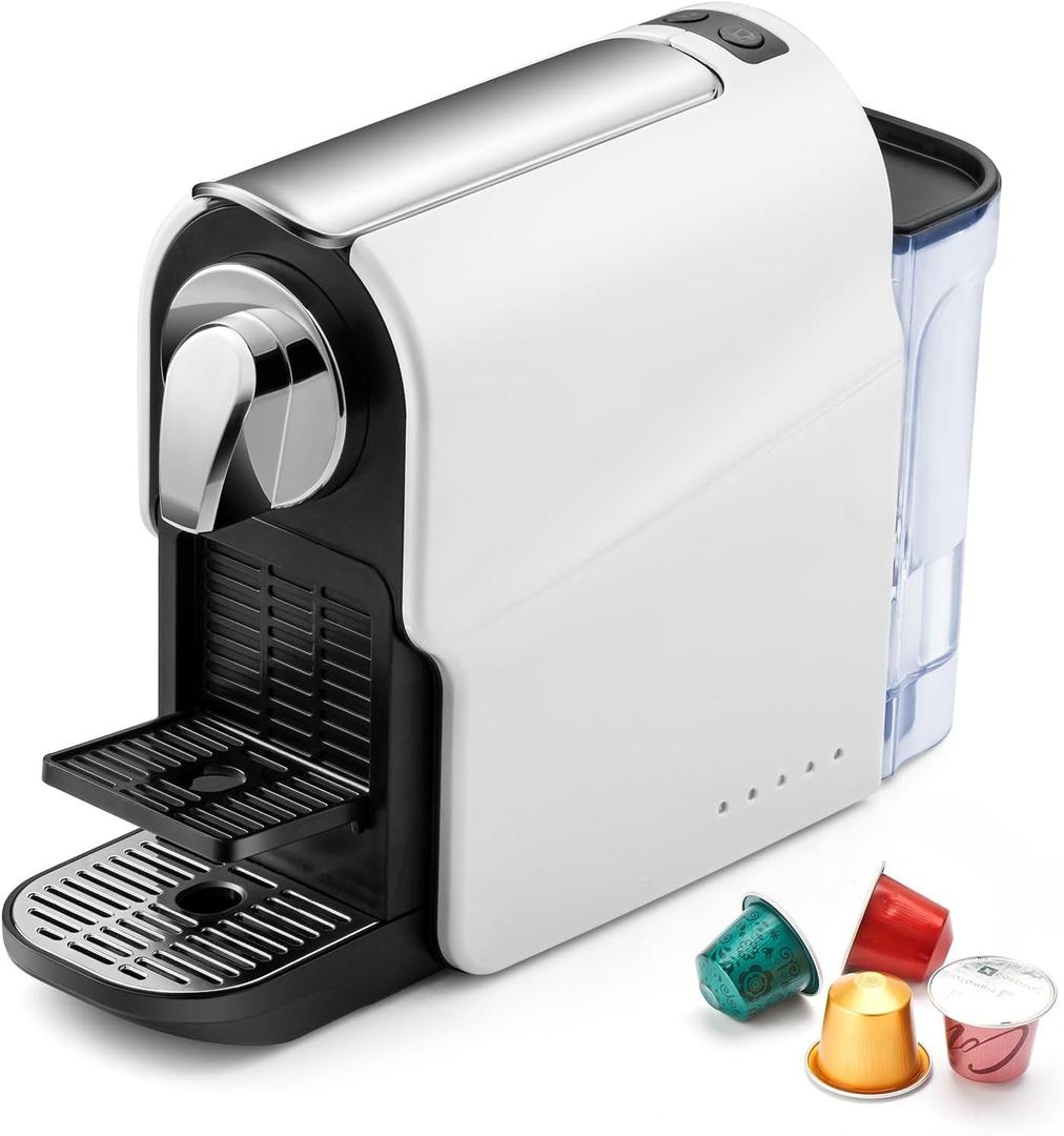 Beanglass Espresso Pod Machine for Home, Capsule Coffee Maker for NS Original Pods, 20 Bar High Pressure Pump, 22oz Removable Water Tank, Adjustable Cup Tray, 1350W