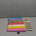 Sanwuta 8 Pcs 23.6 Inch Paper Parasol Umbrellas Chinese Japanese Handmade Oil Paper Sun Umbrella for Wedding Bridal Party Photo Props DIY Decor Garden Parties Tea Party Decorations (Multicolor)