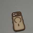 BENTOBEN Magnetic for iPhone 17 Pro Max Case, Cute Wavy [Full Camera Protection][Compatible with MagSafe] Matte Anti-Slip Bumper Women Girls Boys Protective Cover for 17 ProMax 6.9", Desert Titanium