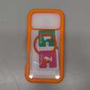 seacosmo for iPhone 17 Pro Max Case, Full Body Bumper with Built-in Tempered Glass Screen and Camera Lens Protector, Compatible with MagSafe, Shockproof 17 Pro Max Phone Case, 6.9", Orange