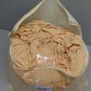 4 Pack 132 Inch Champagne Round Tablecloth, Circle Stretch Table Cloths for 6 FT Tables, Wrinkle Free Round Table Skirt for Wedding Birthday Photography Social Events Engagement Party Decorations