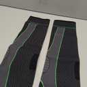 Full Leg Sleeves Long Compression Leg Sleeve Knee Sleeves Protect Leg, for Man Women Basketball, Arthritis Cycling Sport (Medium (1 Pair), 01_Green)