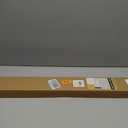 UNISHADES No Drill Blinds for Windows 1" Vinyl L-Shaped Slats Cordless Mini Blinds for Home, for Window Size 34" W 64" H White