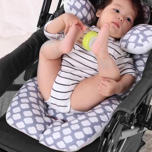 KAKIBLIN Stroller Cushion Toddler Car Seat Insert, Carseat Insert Support for Newborn, Baby Stroller Pillow, Baby Pad Car Seat Neck Support Cushion for Toddler (Cloud)