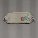 BAGSMART Makeup Bag Travel Cosmetic Bag, Puffy Padded Make Up Bags for Women Makeup Organizer Case, Wide-open Pouch Purse Travel Essentials Toiletries Accessories Brushes, (Beige)