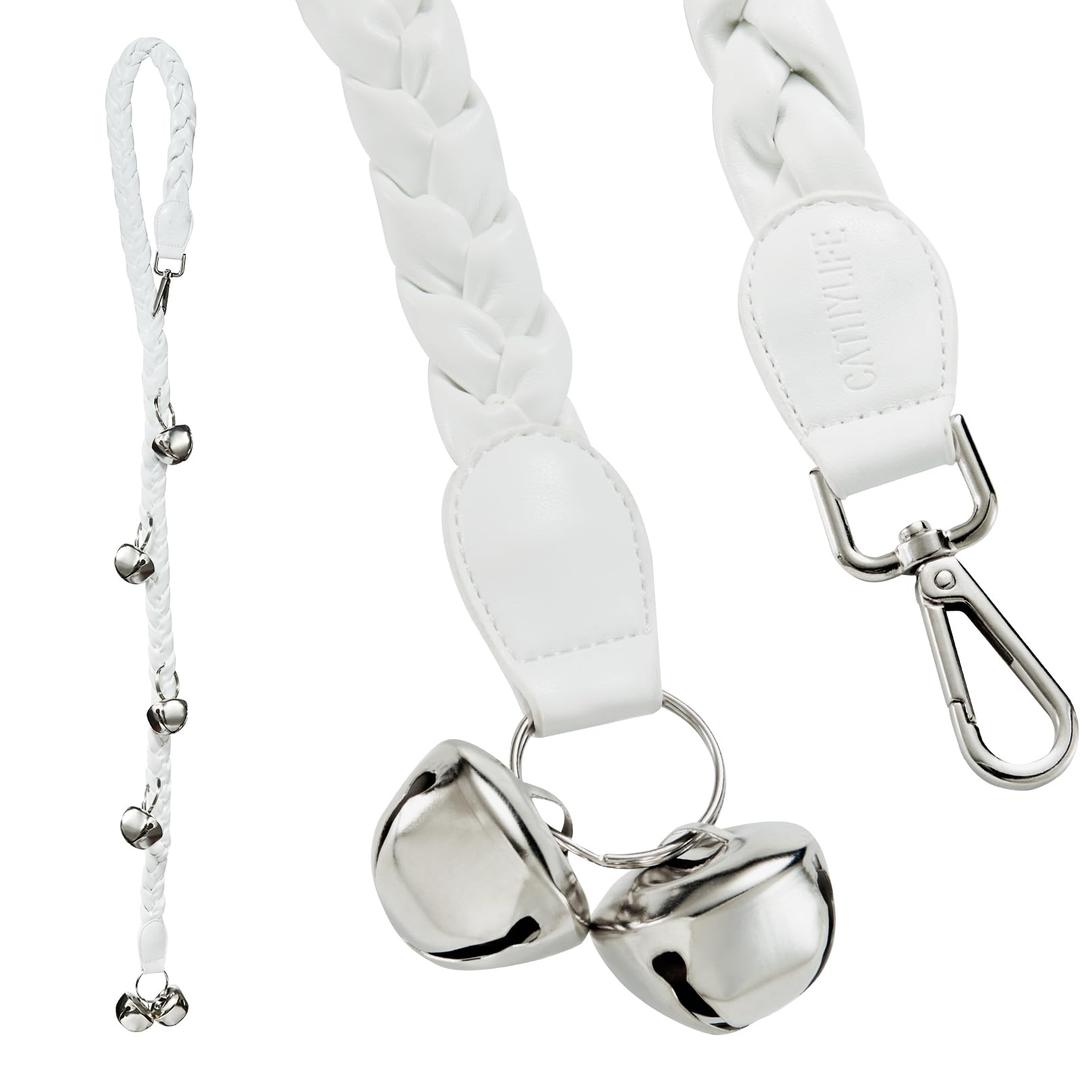 Dog Doorbells for Potty Training, Poly Urethane Puppy Door Bells, Hand-woven Dog Bells for Dog Training, Extra Loud Bells for Door Knob, Ring to Go Outside Doggie Pet Supplies