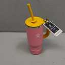 Hydro Flask Kids 24 Oz Travel Tumbler with Handle, Lid and Straw for School - Insulated Stainless Steel in Dahlia Pink
