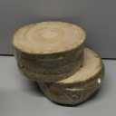 10 Pcs Natural Paulownia Wood Slices 7-8 Inches,Wood Slices for Centerpieces Table Decorations,Unfinished Rounds Wood for Crafts,Wood Slice for Rustic Wedding Decoration Projects